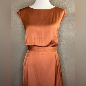 LOFT Satin Midi Dress - Sz 16 PLUS or 16W